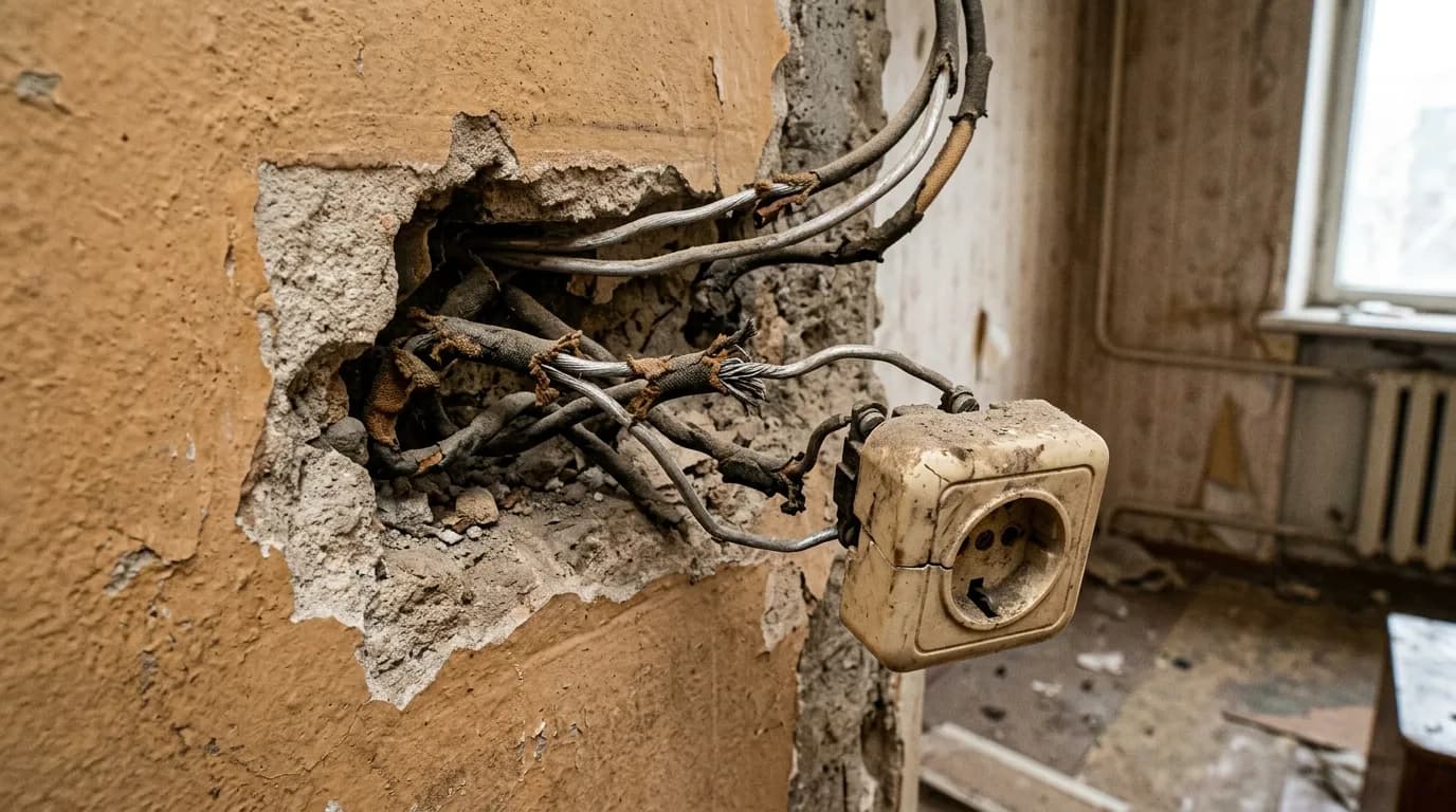 Elektros instaliacija sename bute — kodėl gyvybiškai svarbu keisti